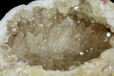 Fluorescent Calcite Geode Section - Morocco #89693-2